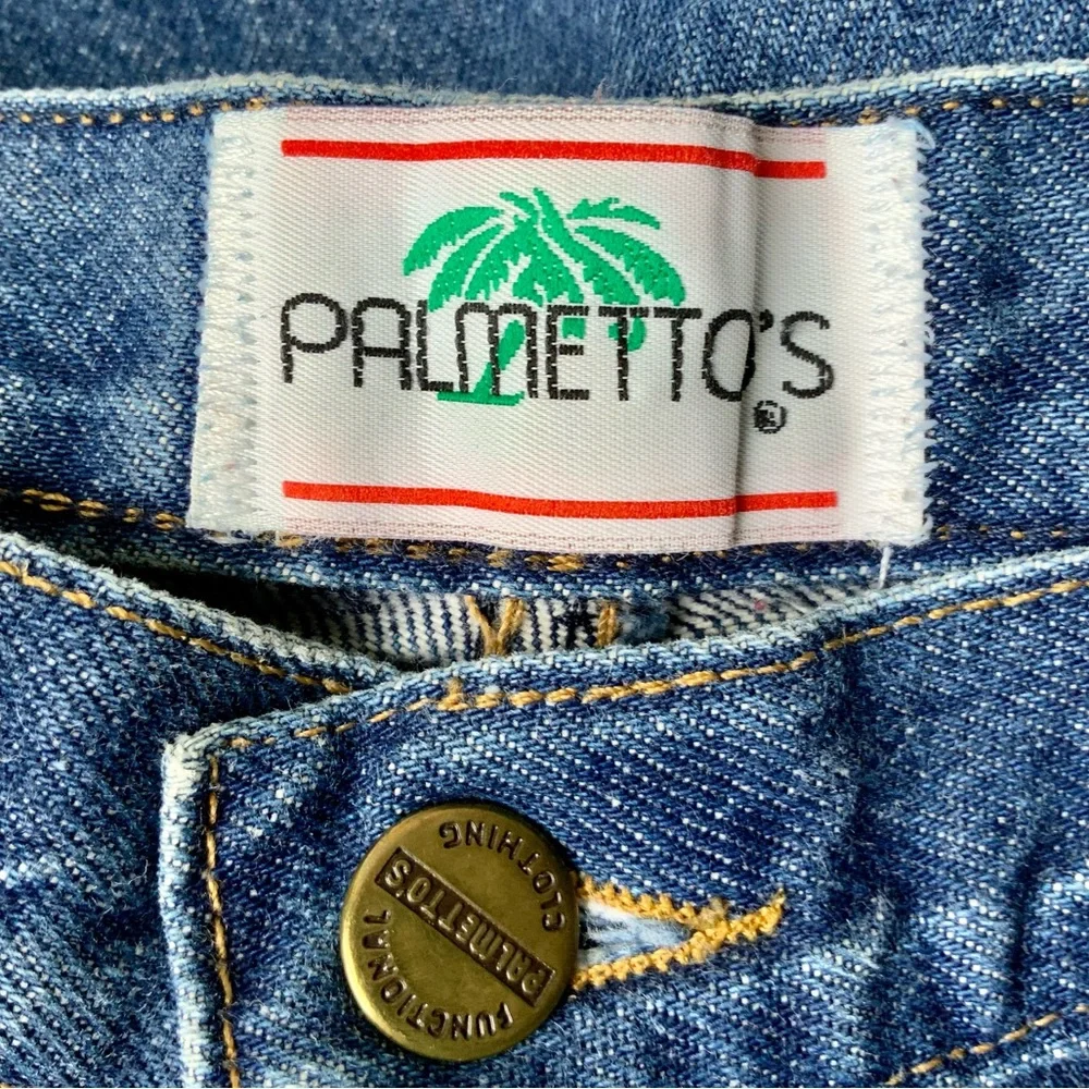 Vintage PALMETTO’S High Waisted Mom Jeans V-Panel 80’s 90’s Y2K Blue Size 9